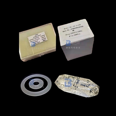 Plano Alpha Quartz Crystal Blanks przekazane do oscylatorów kontroli czasu