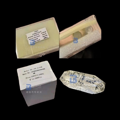 AT Cut Single Crystal Quartz Blank 70 MHz do kontroli częstotliwości